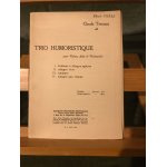 Claude terrasse trio humoristique partition de poche socit editions musicales