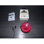 Clipsonic tes154 rouge - haut - parleur bluetooth 5w splashproof avec micro et ventouse ( catgorie : ...