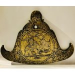 Cloche de méditation de l'inde gravée en bronze Cloche de méditation de l'inde gravée en bronze