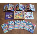 Coffret podium complet 5 cd + planche stickers :claude francois joe dassin vartan sardou