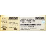 Concert roch voisine du 27 janvier 1995 a bercy - invitation - non utilis�e