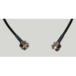 Cordon coaxial 50 ohms - diamtre 5mm - fiches n mle longueur 60 cm pour antenne