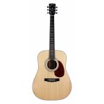 Cort earth 70 fmh - guitare acoustique dreadnought srie earth - naturel pores ouverts