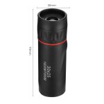 La couleur noire de champ  lunettes zoom optique 30x25, mini, vue telescopes portables claire, film ...