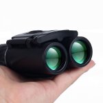 La couleur noire de tourisme jumelles puissantes, 40x22 hd, 2000m, mini pliable fmc tlescope la chasse ...