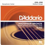 Daddario ej42 jeu de cordes pour guitare a résonateur Daddario ej42 jeu de cordes pour guitare a résonateur