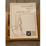 Daniel meier kuklos quatuor d'anches partition editions fran�aises de musique