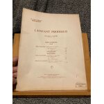 Debussy l'enfant prodigue air d'azael partition mezzo - soprano piano ed. durand