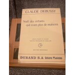 Debussy noel des enfants qui n'ont plus de maison partition chant piano durand