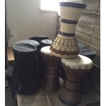 Derbouka en argile egyptienne + housse trs robuste