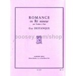 Destanque romance en re mineur pour trombone et piano