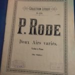 Deux airs vari�s pour violon max schultze