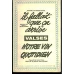 Deux valses  il fallait que ca arrive  paroles de pierre carrel musique de emile prud'homme et  notre ...