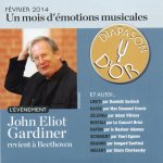 Diapason d'or f�vrier 2014 john eliot gardiner revient a beethoven