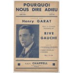 Pourquoi nous dire adieu. du film   rive gauche