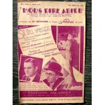 Nous dire adieu (tango de raoul moretti - chant par jeanne boitel dans le film  si tu veux )