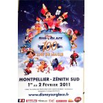 Disney sur glace - pincoccio , mickey est amis - affiche / poster envoi en tube
