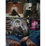 Disques vinyles benatar pat 3 lp & 1 sp : 3 lp � precious time / get nervous l�g�re ecriture au dos pochette ...