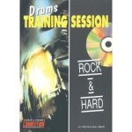 Drums training session rock & hard + cd