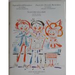 Duos pour flutes a bec avec accompagnement piano pour d�butants. editio musica budapest. z. 14 063