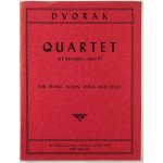 Dvorak quartet quatuor in e flat major opus 87 for violin piano viola cello violon alto violoncelle piano ...