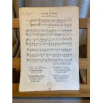 E. arifon cloche de noel - canon a deux voix mixtes partie vocale seule