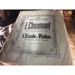 E chaumont professeur au conservatoire royal de bruxelles :l'�cole du violon de techniek van vioolspel ...