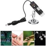 Ebtools camra loupe loupe de carte pcb usb hd 1000x de microscope numrique de 300000 pixels avec 8 ...