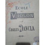 Ecole du violon par charles dancla - n1 op. 84 trente - six etudes m�lodiques et tr�s faciles pr�c�d�es ...