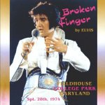 Elvis presley broken fingers cd 28 / 9 / 74 college park show