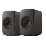 Enceintes hi - fi connect�es kef lsx 2 lt gris - la paire