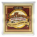 Ernie ball 2051 - jeu de 12 cordes guitare acoustique - earthwood 80 / 20 bronze - soft silk&steel Ernie ball 2051 - jeu de 12 cordes guitare acoustique - earthwood 80 / 20 bronze - soft silk&steel