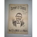 Esse. joinneau. maquis. dupont et dubois. r�pertoire parisien. sans date. piano et paroles. usures.