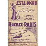Esta - dicho (paso doble) et québec - paris (step) - francis baxter Esta - dicho (paso doble) et québec - paris (step) - francis baxter