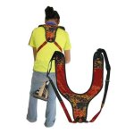 Ethno 3472lv - harnais en y pour djemb� autres percussions, liser� vert
