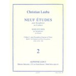 Etudes pour saxophones en 4 cahiers (cahier 2 - pour saxophone soprano et tnor)