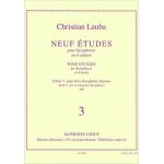 Etudes pour saxophones en 4 cahiers (cahier 3 - pour deux saxophones soprano)