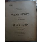 Exercices journaliers pour la clarinette par ren� perron