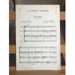 Fascicule partition choeur la petite ma�trise chabrol lacoste pacaire fabre