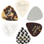 Fender 6 m�diators 351 material medley, mediums - multi - couleurs