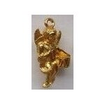 Fve ange au tambour - srie dore anges musiciens en pendentif (2014)
