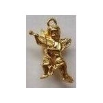 Fve ange au violon - srie dore anges musiciens en pendentif (2014)