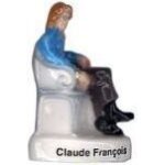 F�ve claude fran�ois assis dans un fauteuil - s�rie cloclo super star (prime 2013)