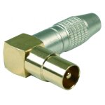 Fiche mle coude coaxiale haute qualit