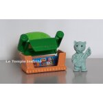 Figurine kinder chats et meubles de maison - chat avec guitare et fauteuil k98 - 43