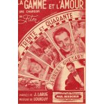 Film :   trente et quarante  - la gamme et l amour - georges guetary - larue - louiguy