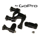 Fixation pour guidon / tige de selle ou autre tube camra gopro hero1 & 2 & 3 & 3 + (support guidon)