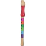 Fl�te a bec soprano en bois a 8 trous, instrument de musique