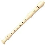 Flte a bec yamaha yrs - 24b soprano / descant recorder baroque couleur beige dans housse de protection. ...