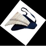Flute de pan en erable, tnor 18 notes